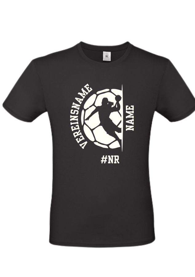 Preview: Handball T-Shirt "Mein Team" Motiv Spielerin