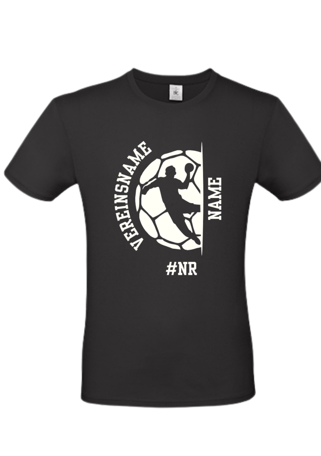 Preview: Handball T-Shirt "Mein Team" Motiv Spieler