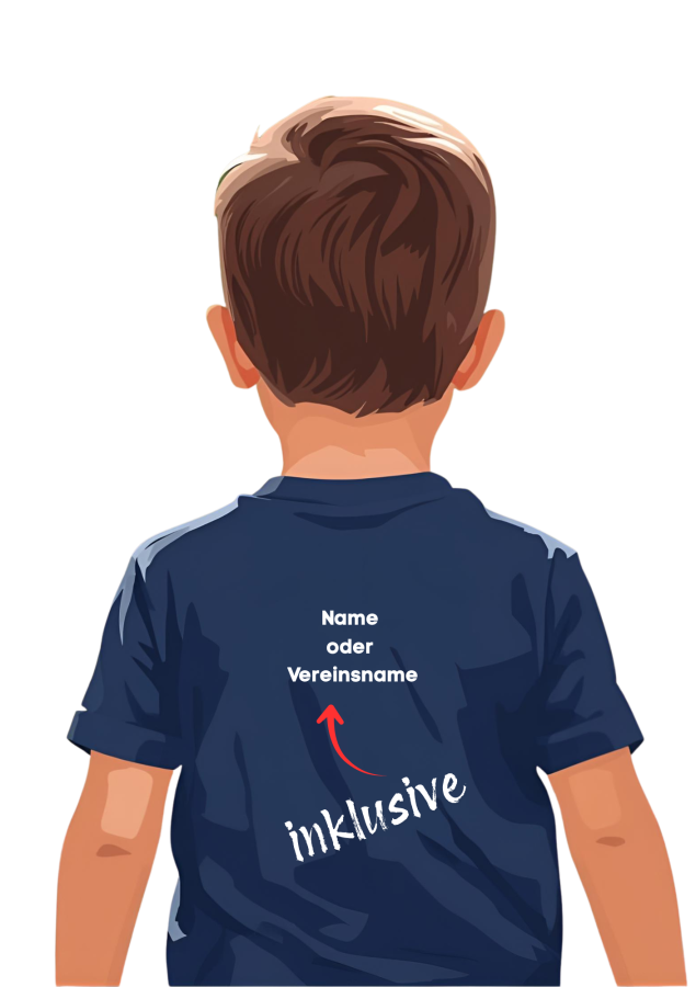 Handballshirt in pink mit weißem Motiv