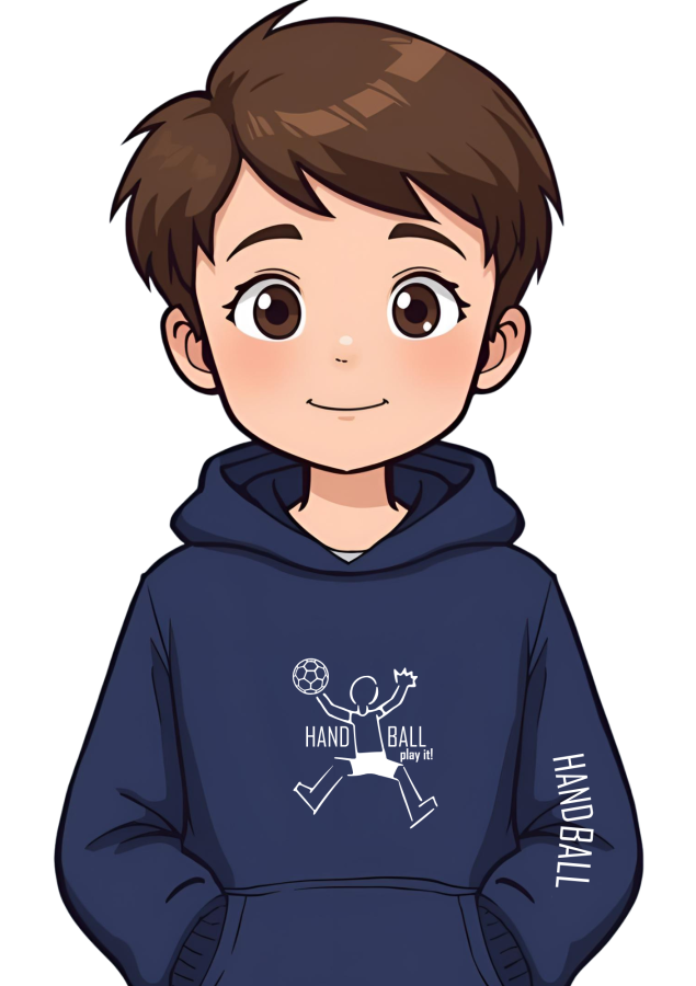 Handball Hoodie Play it Kids marine
