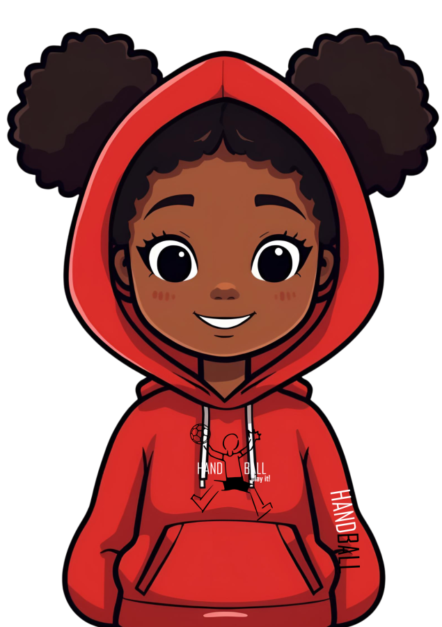 Handball Hoodie Play it Kids rot