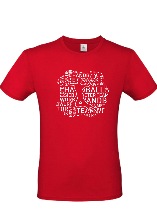 Preview: T-Shirt Handball Words Woman rot