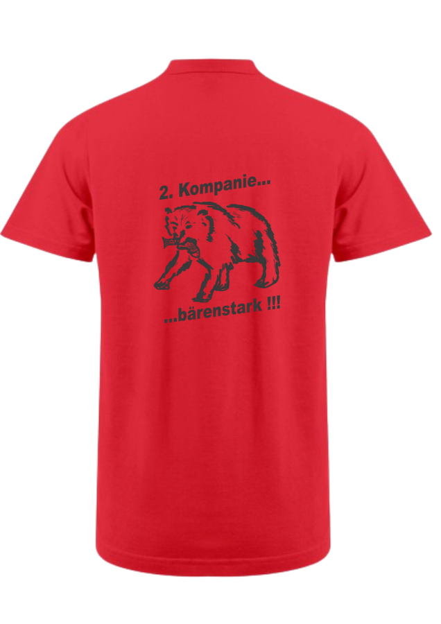 Preview: Poloshirt rot 2.Kompanie Leteln