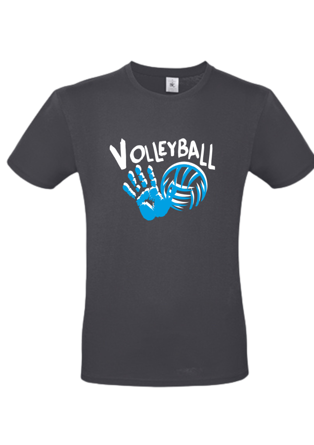 T-Shirt Volleyball Match 1 dunkelgrau