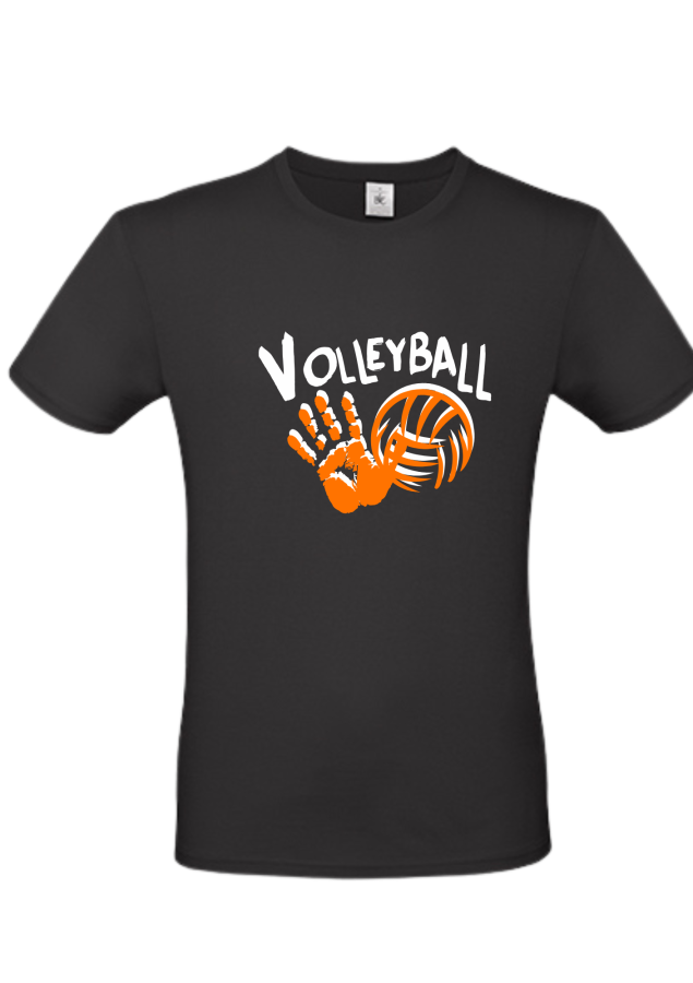 T-Shirt Volleyball Match 1 schwarz
