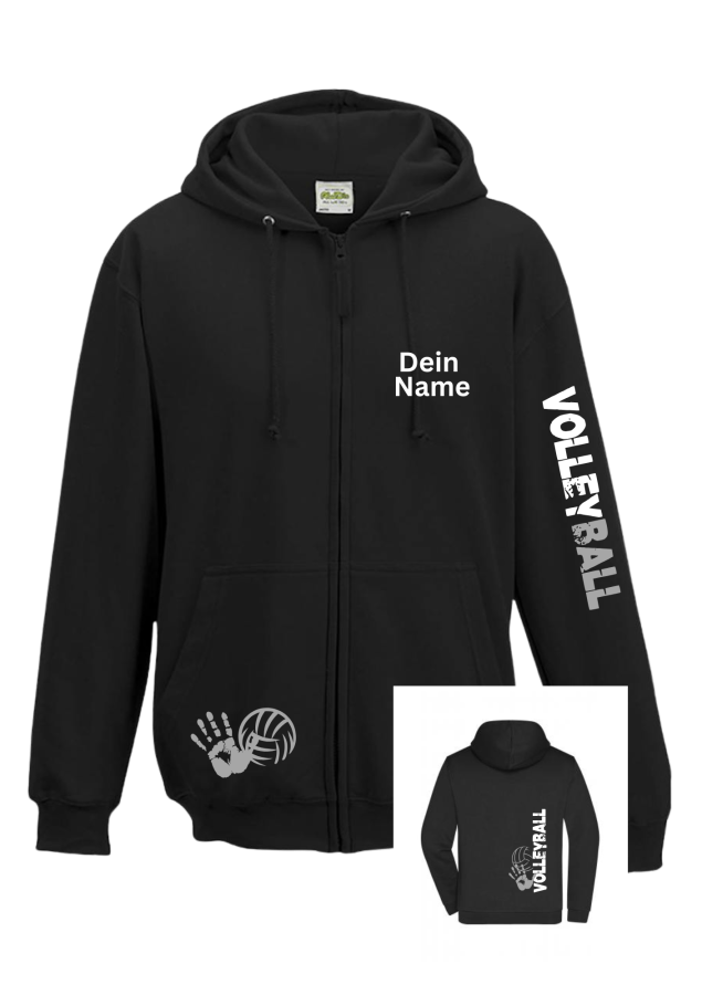 Volleyballjacke Match 2 schwarz