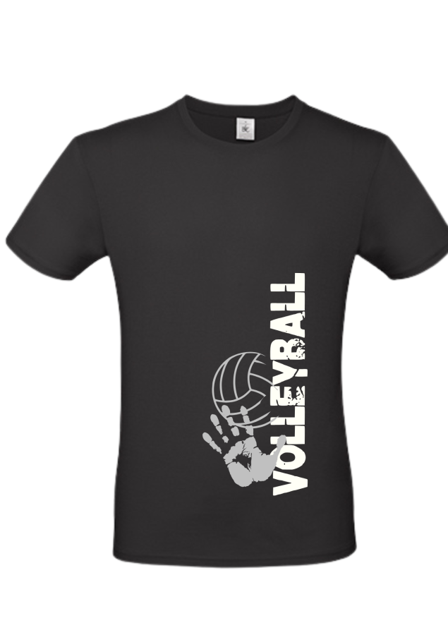 T-Shirt Volleyball Match 2 schwarz