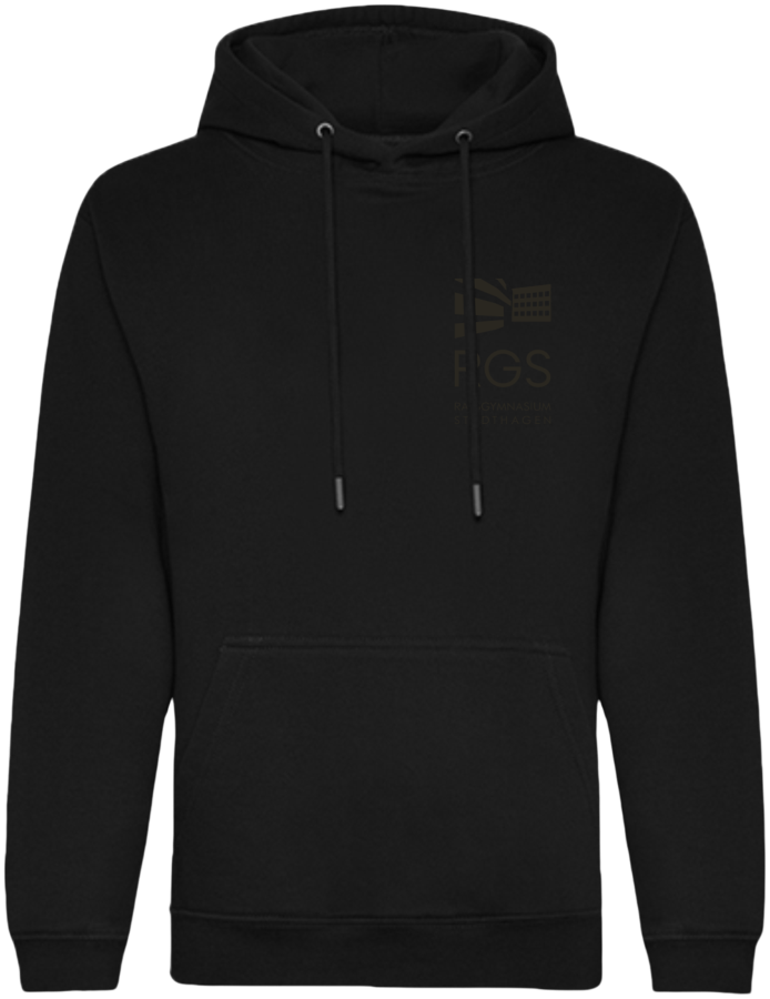 RGS Bio Hoodie Schwarz Druck Schwarz