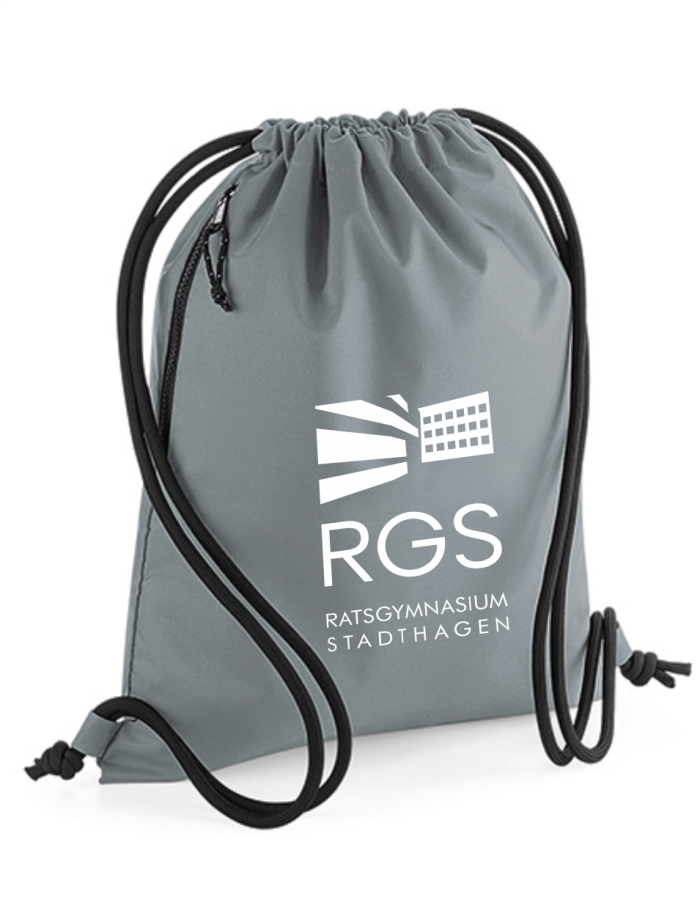 RGS Polyesterbeutel Grey Druck weiß