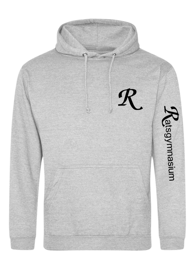 Ratsgymnasium Minden Hoodie hellgrau meliert