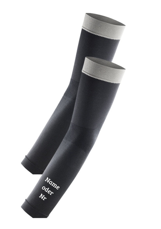 Compression Arm Sleeves 1 Paar schwarz/grau