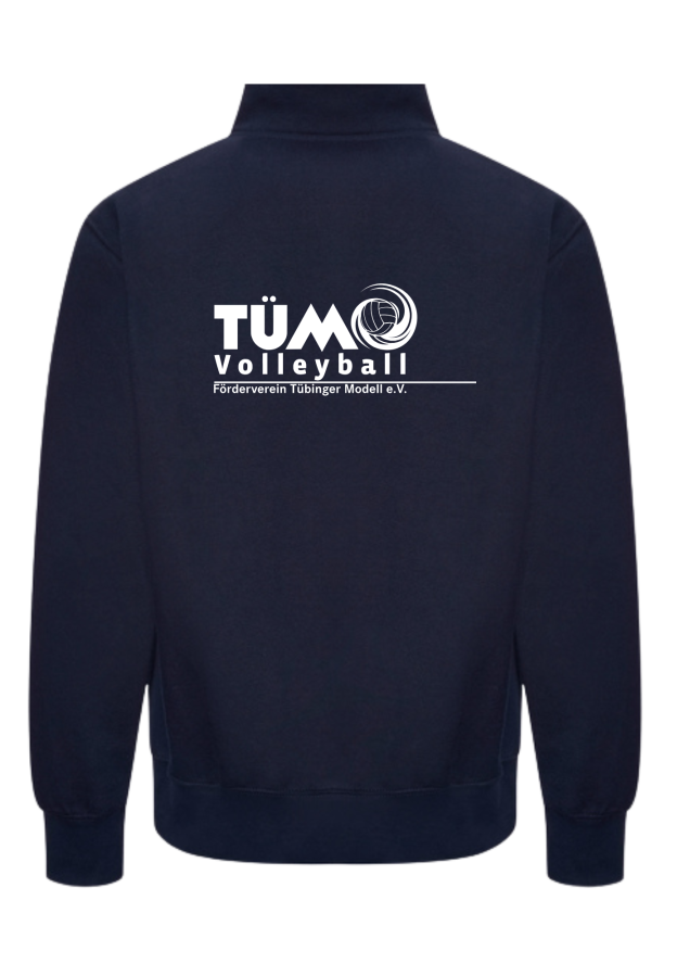 TüMo Sweatjacke ohne Kapuze marine