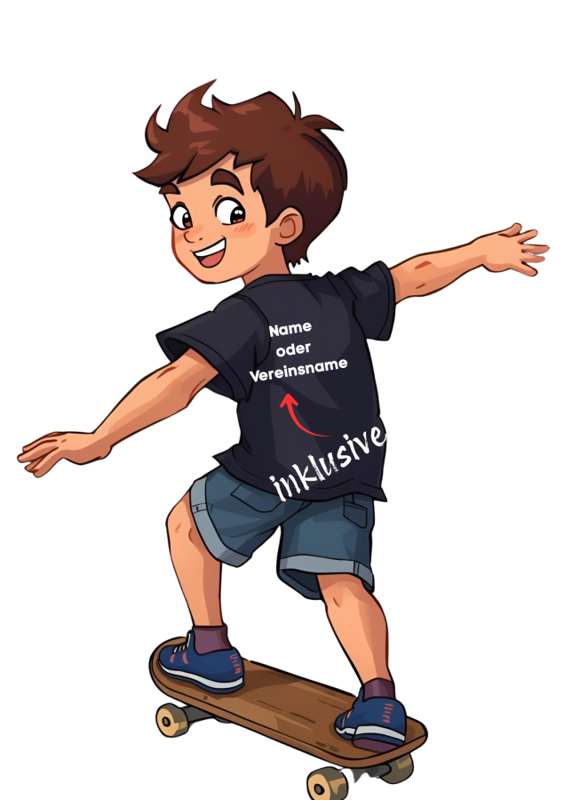 Preview: T-Shirt Volleyball Play it Kids schwarz