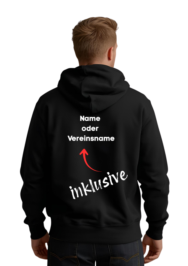 Preview: Volleyball Hoodie Victory schwarz