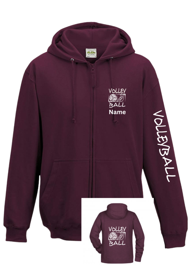 Volleyballjacke Victory burgund