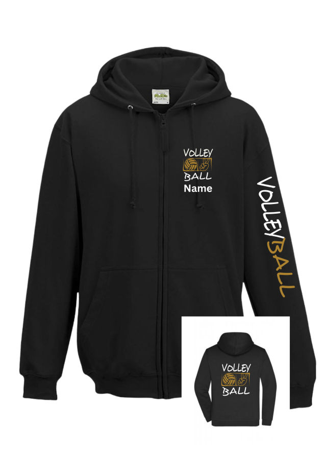 Volleyballjacke Victory schwarz