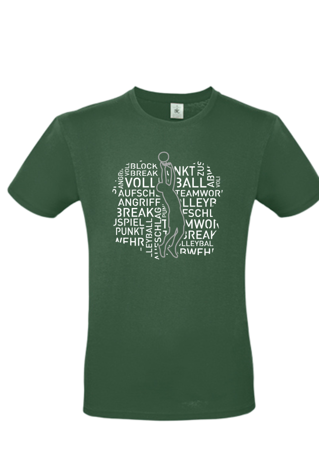 T-Shirt Volleyball Words Men tanne
