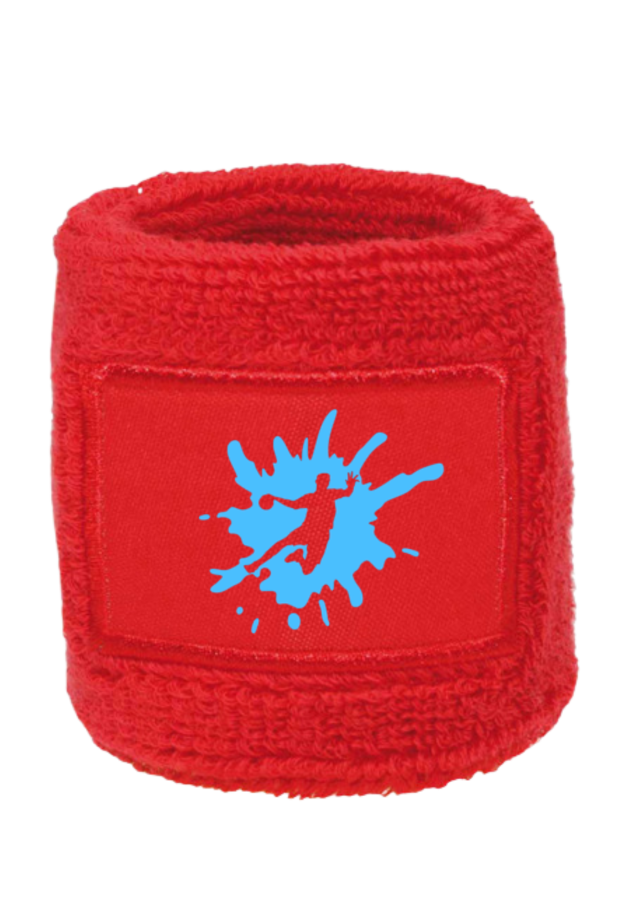 Handball Schweißband Splash rot