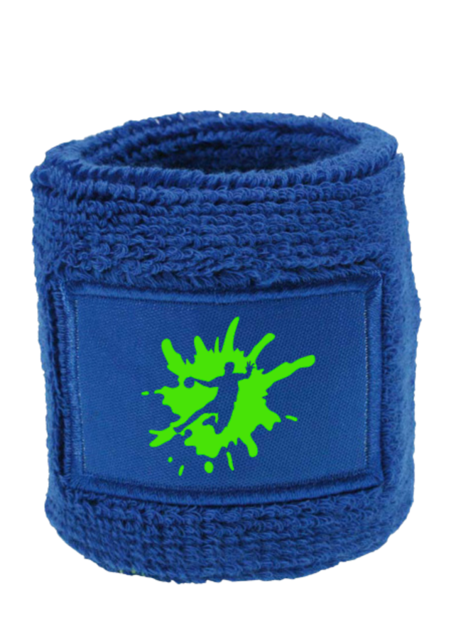 Handball Schweißband Splash royal