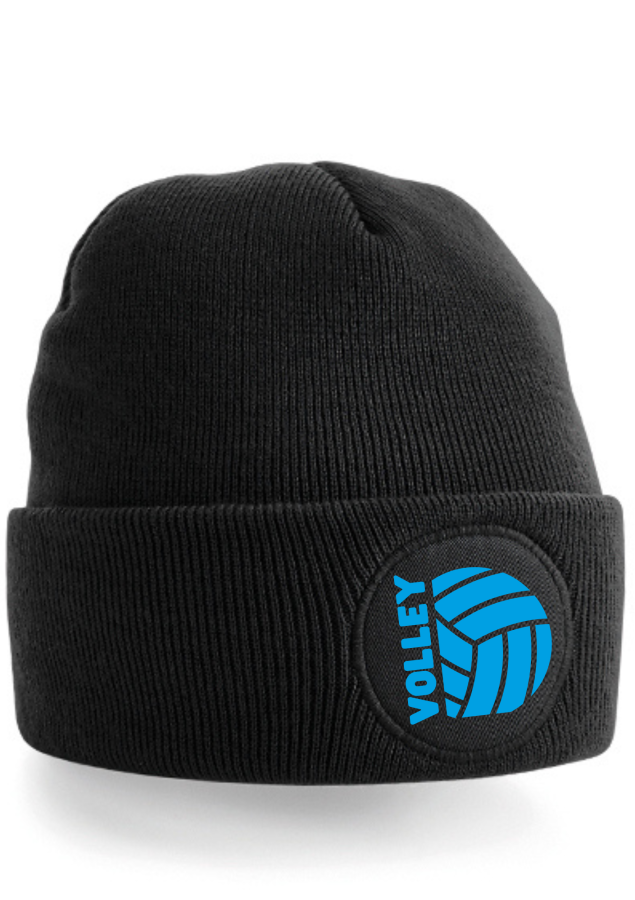 Volleyball Beanie schwarz