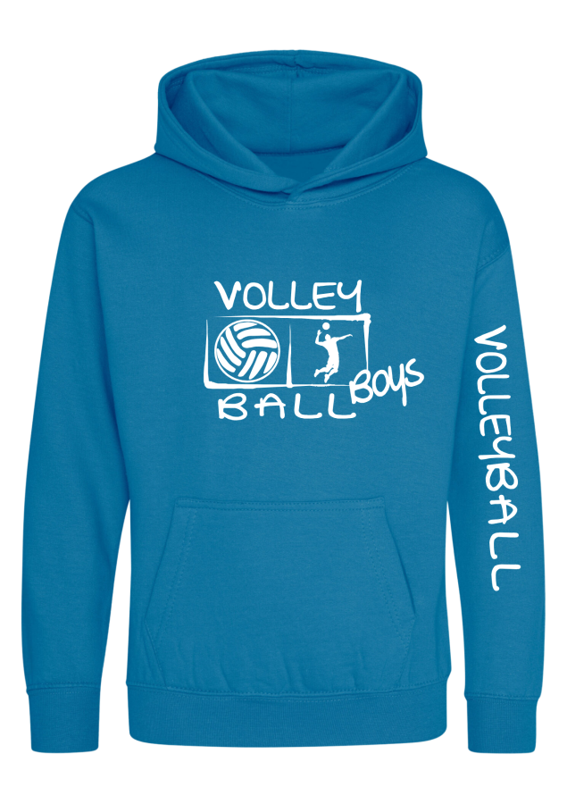 Volleyball Hoodie Boys türkis