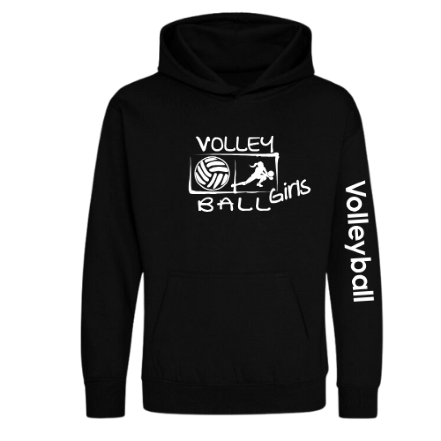 Ferdinandshof Volleyball Hoodie Girls schwarz