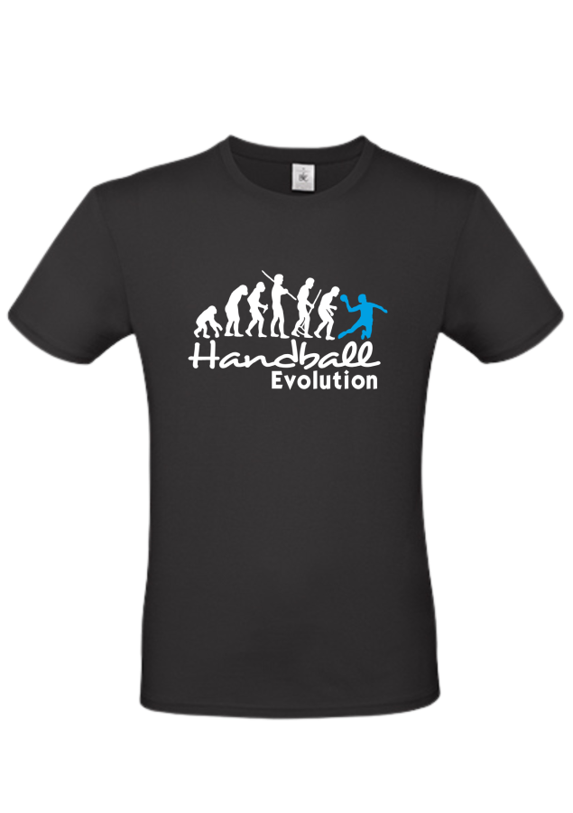 T-Shirt Handball Evolution schwarz