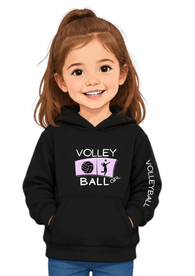 Volleyball Hoodie VB Girl