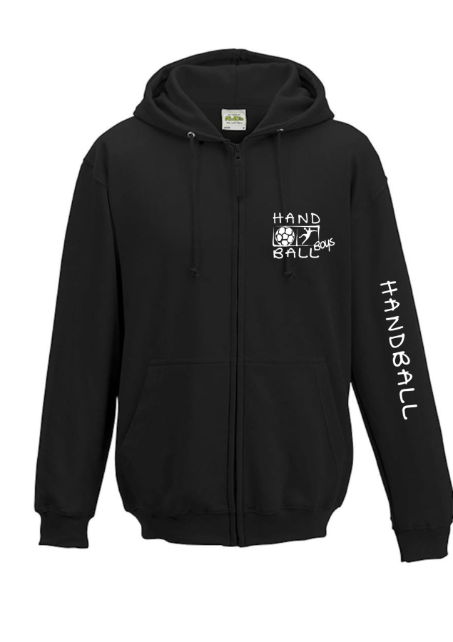 Handball Jacke Boys schwarz