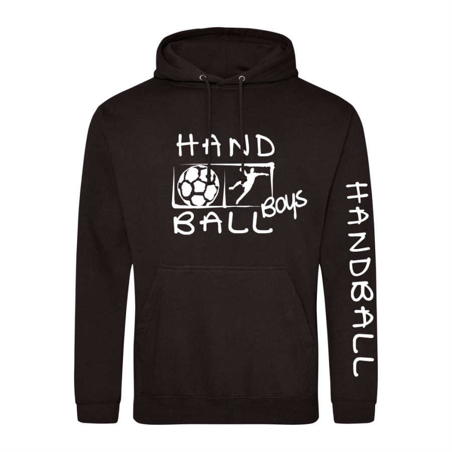 Handball Hoodie Boys schwarz