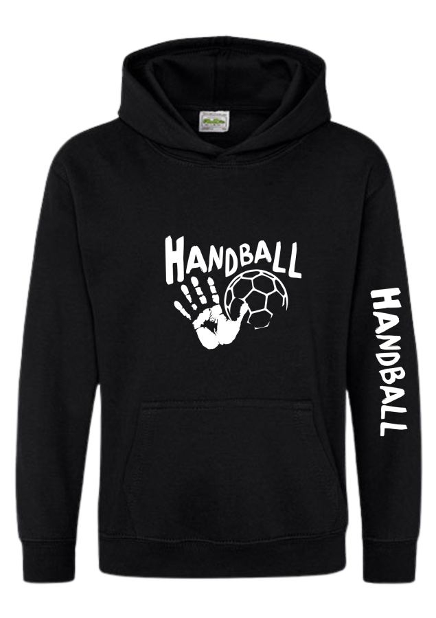 Handball Hoodie Match 1 schwarz