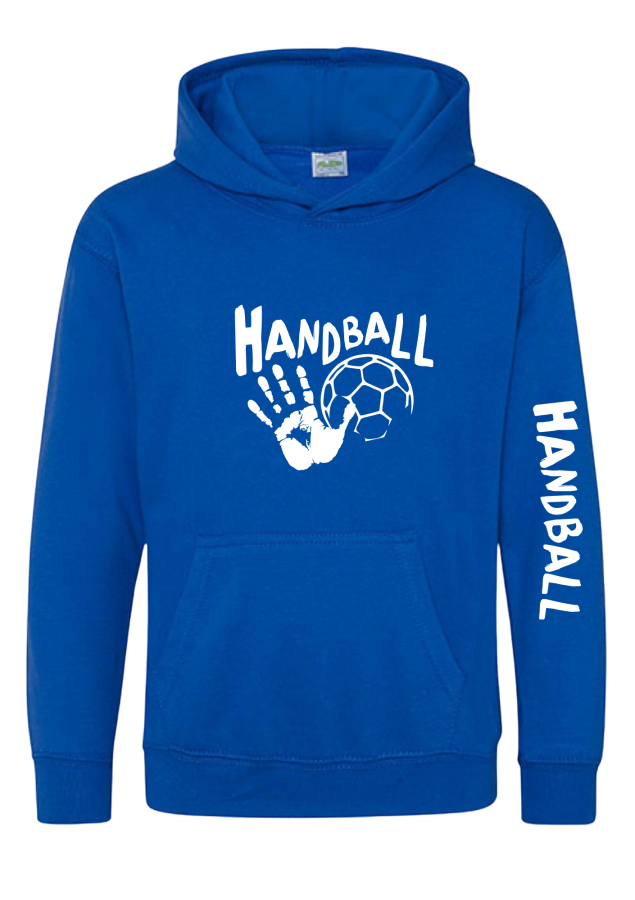 Handball Hoodie Match 1 royalblau