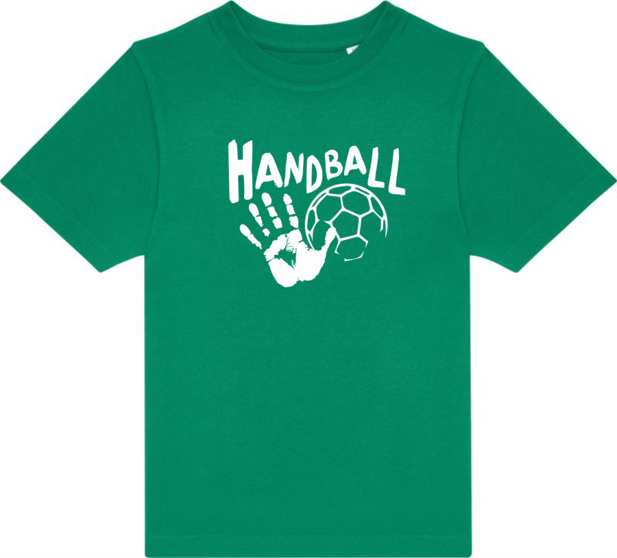 T-Shirt grün Handball Match 1