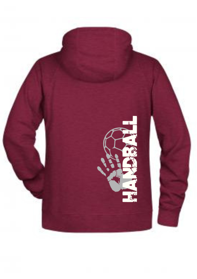 Handballjacke Match 2 burgund