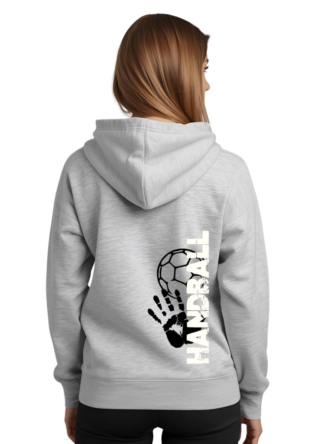 Handballjacke Match 2 hellgrau meliert