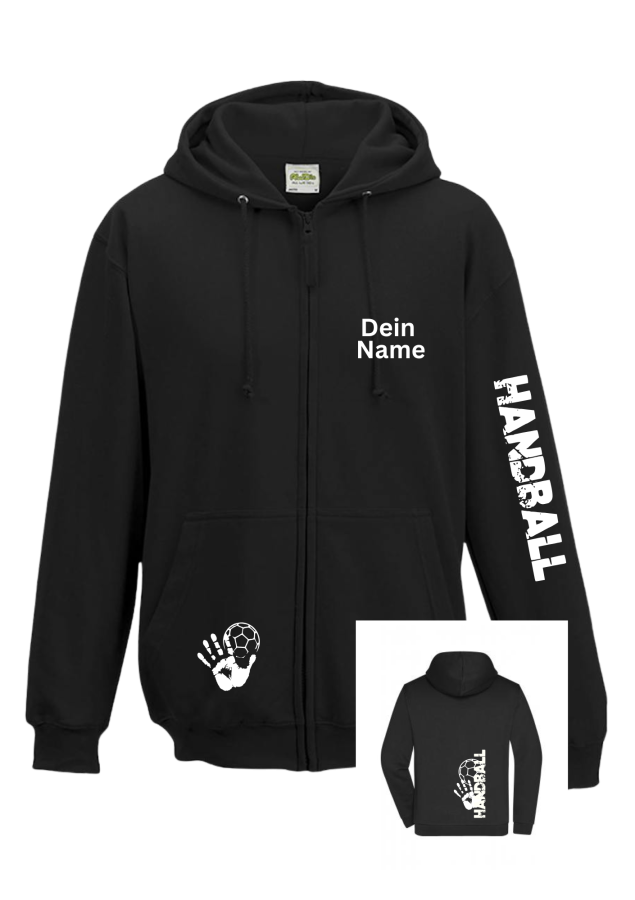 Handballjacke Match 2 schwarz