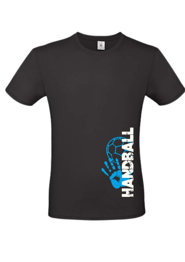 T-Shirt Handball Match 2 schwarz