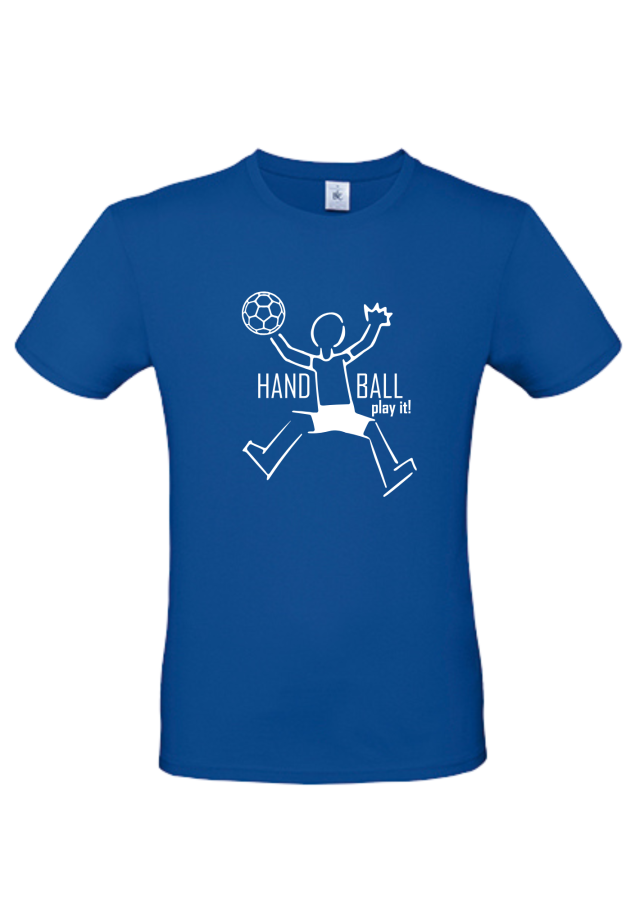 T-Shirt Handball Play it Kids royal