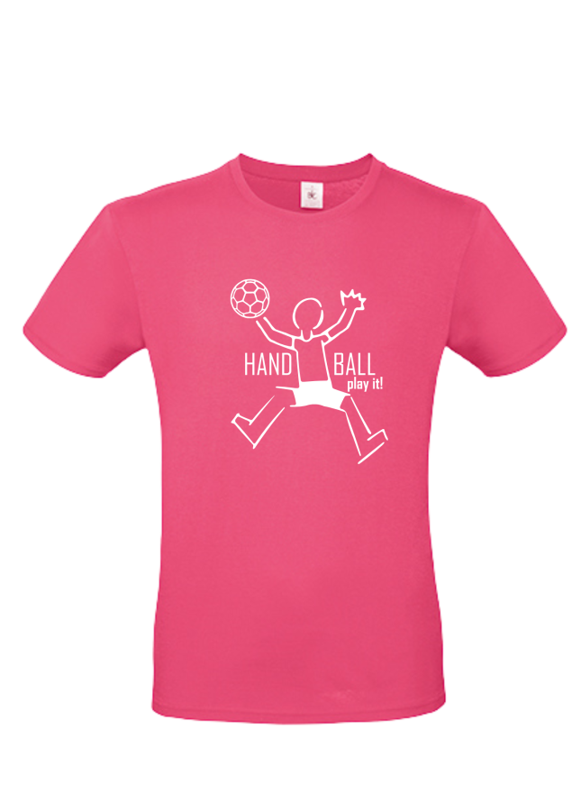 T-Shirt Handball Play it Kids pink