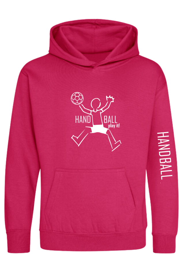 Handball Hoodie Play it Kids pink
