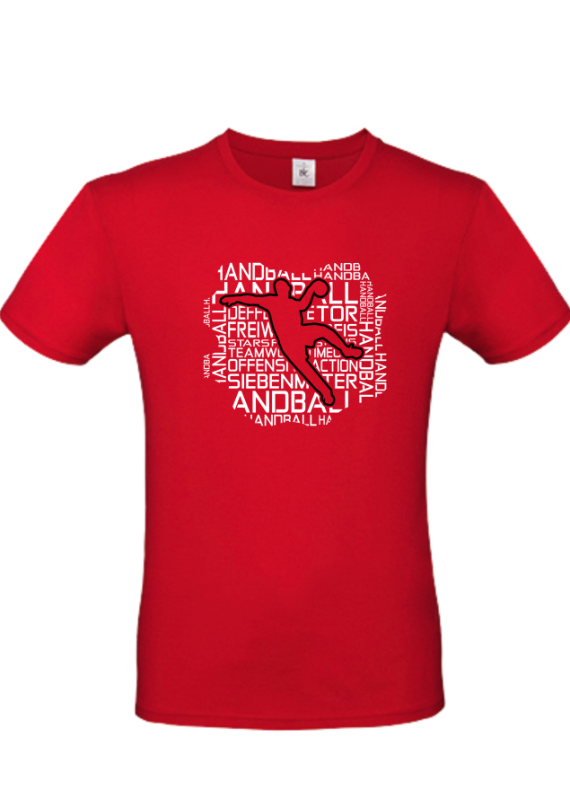 T-Shirt Handball Words Men rot