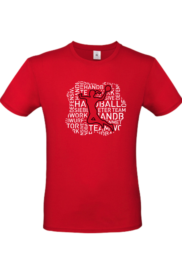 T-Shirt Handball Words Woman rot