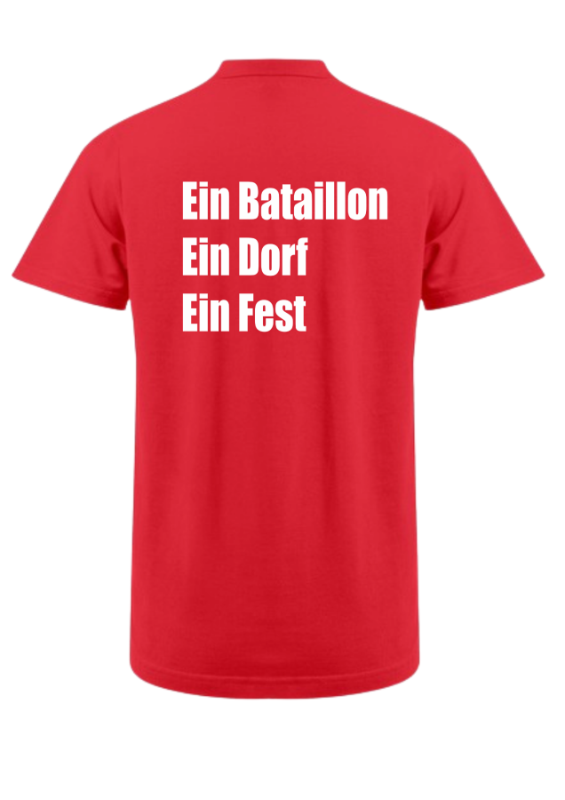 Poloshirt rot Dorf 2.Kompanie Leteln