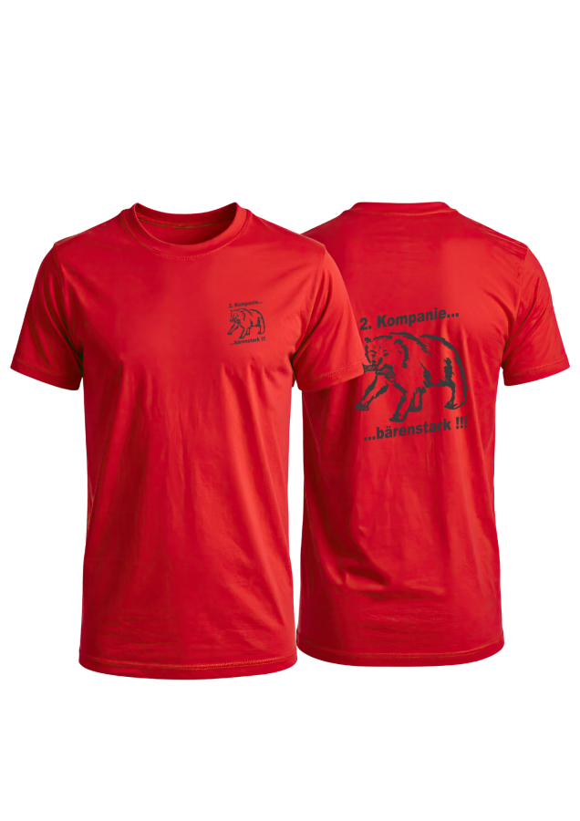 T-Shirt rot 2.Kompanie Leteln