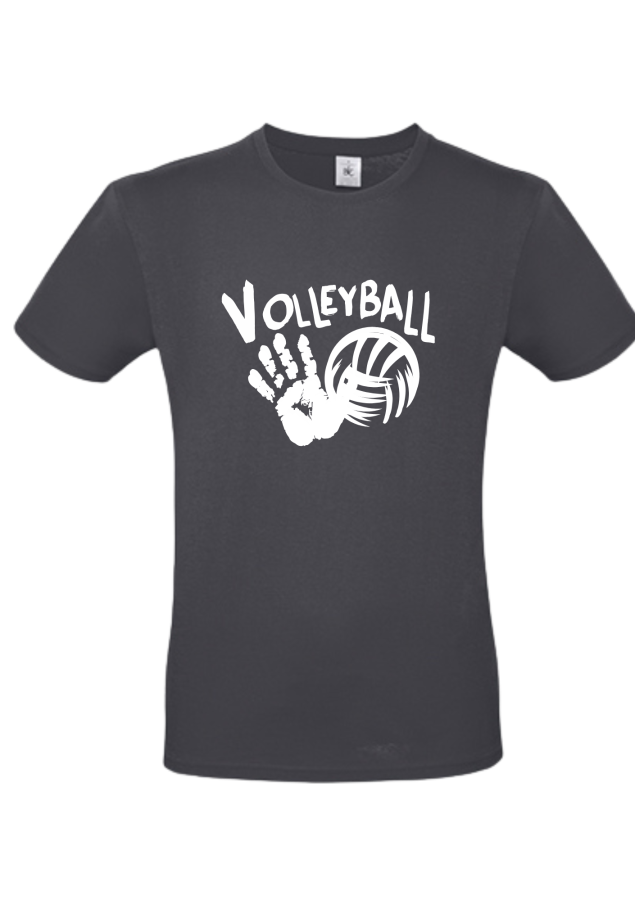 T-Shirt Volleyball Match 1 dunkelgrau