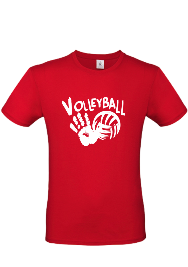 T-Shirt Volleyball Match 1 rot