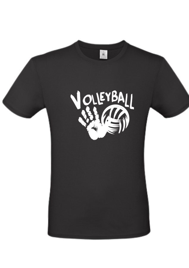 T-Shirt Volleyball Match 1 schwarz