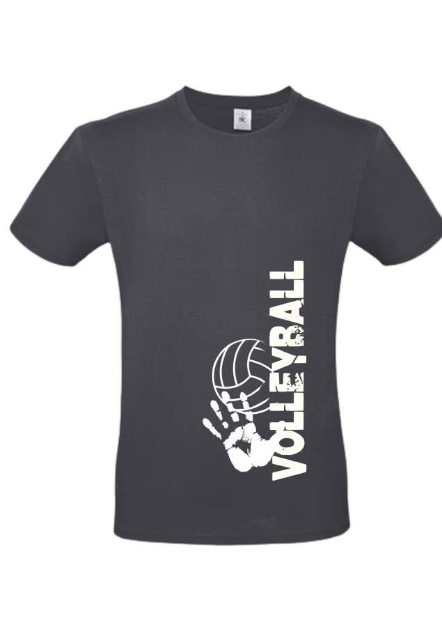 T-Shirt Volleyball Match 2 dunkelgrau