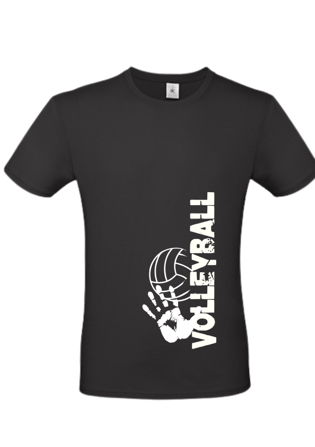 T-Shirt Volleyball Match 2 schwarz