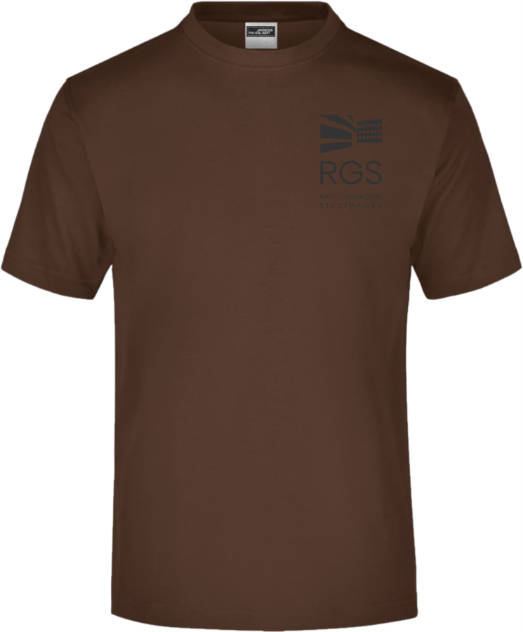 RSG Sportshirt Herren  Hot Chocolate  Druck dunkelgrau